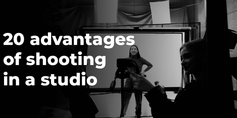 advantage of shooting in studio