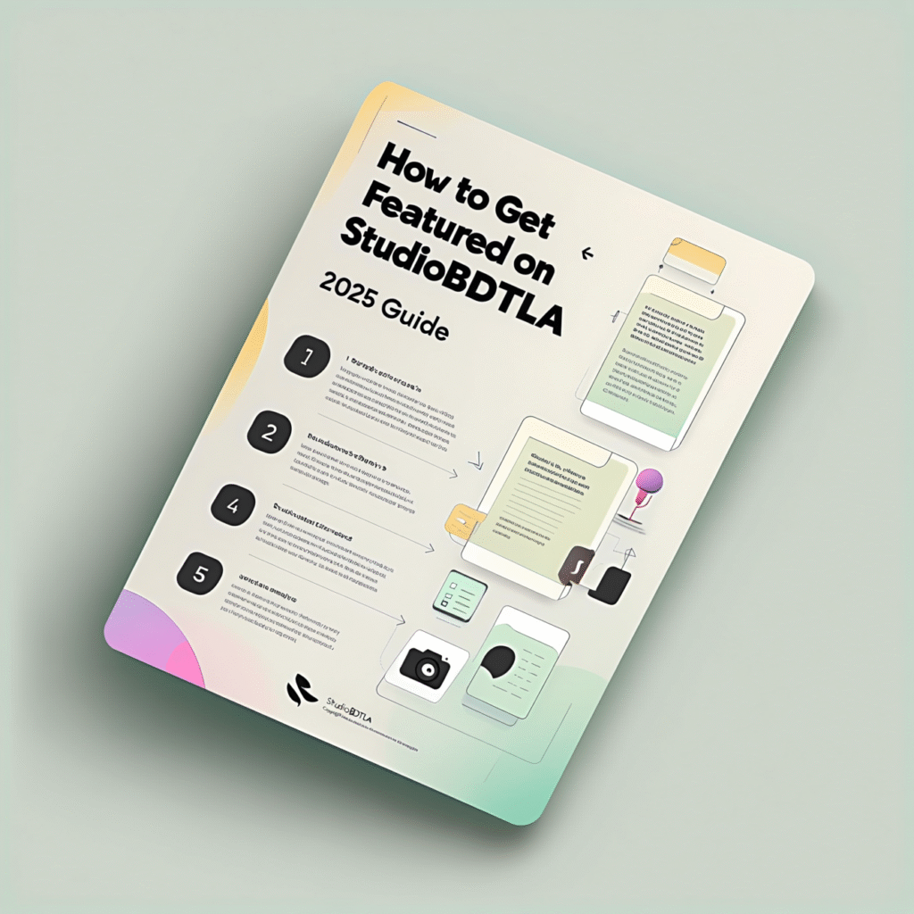 How to Get Featured on StudioBDTLA (2025 Guide)